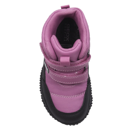 GEOX' insulated Velcro boots Fuchsia Black