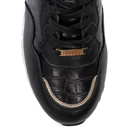 GOE II2N4080 Black Gold Sneakers