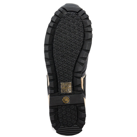 GOE II2N4080 Black Gold Sneakers