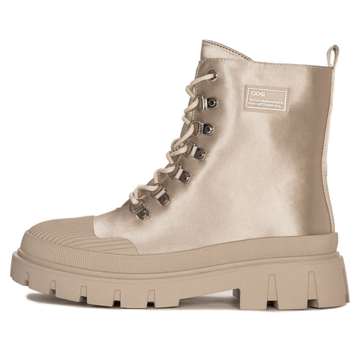 GOE Women's Platform Gold Boots 