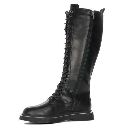 GOE Women's leather boots Black