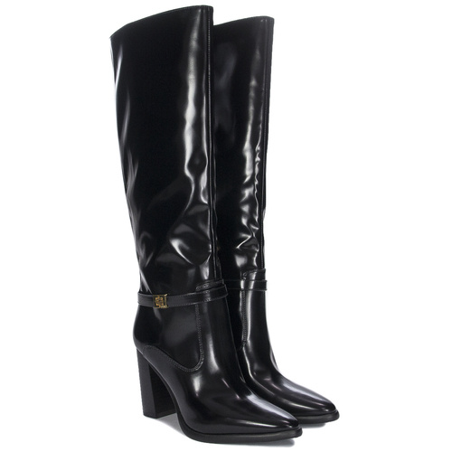 Guess Black Knee-High Boots