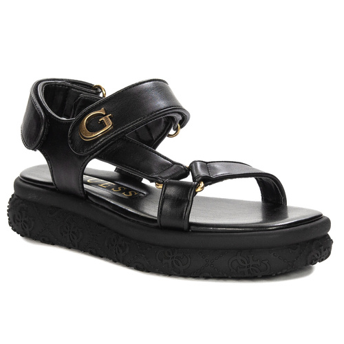 Guess Women Sandals On Platform Black