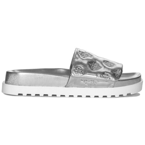 Guess Women's Slides Silver