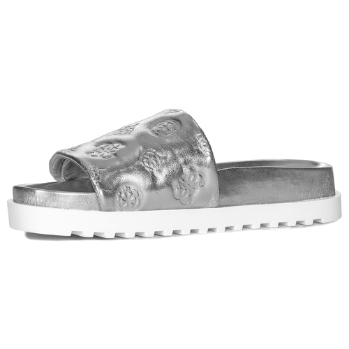 Guess Women's Slides Silver