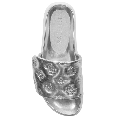 Guess Women's Slides Silver