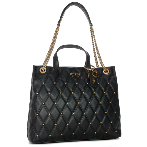 Guess Women's Triana Girlfriend Shopper Bla Black bag