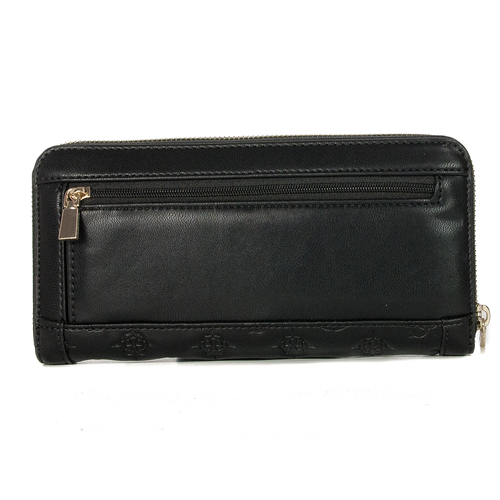 Guess Women's wallet Abey SLG Large Zip Around Black