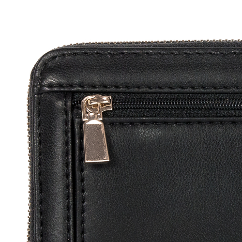 Guess Women's wallet Keillah large zip around SWQG8690460 BLACK