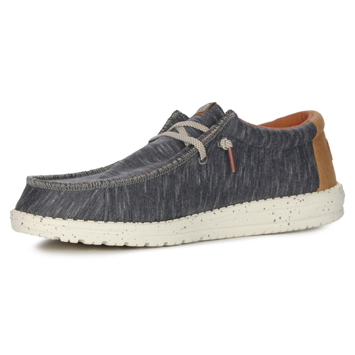 Hey Dude Men's Charcoal gray moccasins