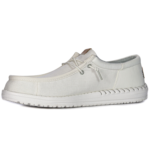 Hey Dude Men's Stone White Walley moccasins