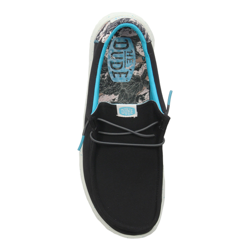 Hey Dude Men's Walley H2O Tropical Black moccasins