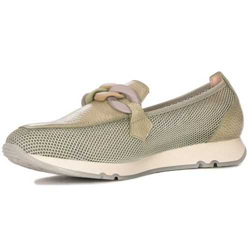 Hispanitas Low shoes loafers Kaira-V22 Melbourne Bolero Alga Green