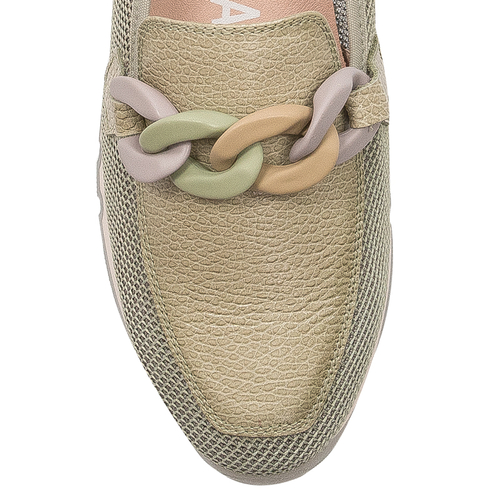 Hispanitas Low shoes loafers Kaira-V22 Melbourne Bolero Alga Green
