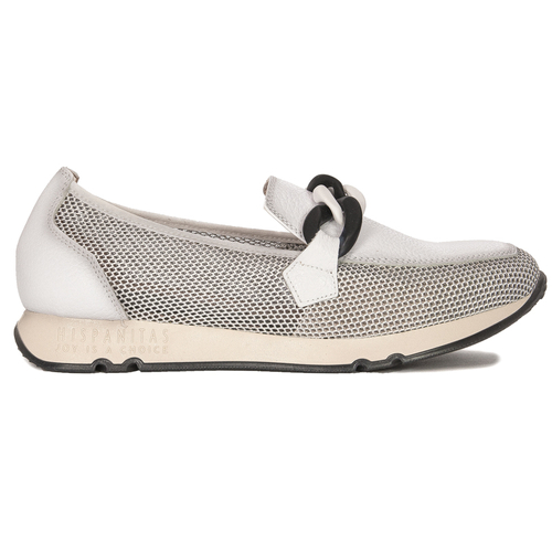 Hispanitas Low shoes loafers Kaira-V22 Melbourne Bolero White