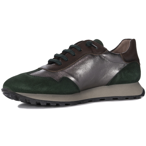 Hispanitas Sneakers Women's Leather Velour Forest Menorca Acero