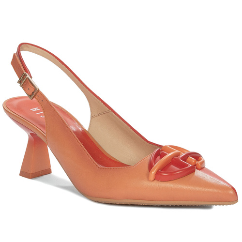 Hispanitas Women's Coral Scarlet pumps