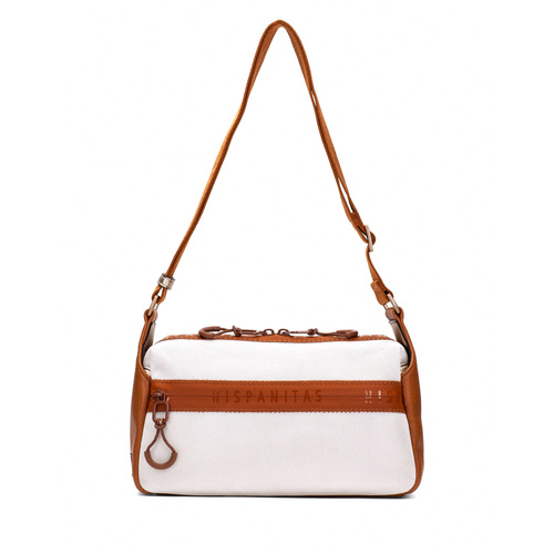 Hispanitas Women's Handbag White and Brown