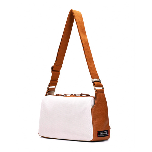 Hispanitas Women's Handbag White and Brown