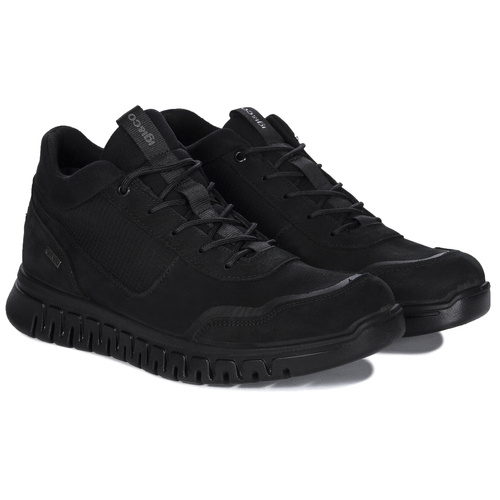 Igi&Co Men's Nero Nubuck Black Sneakers