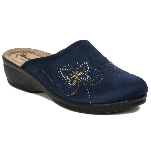 Inblu Nawy Blue women's slippers