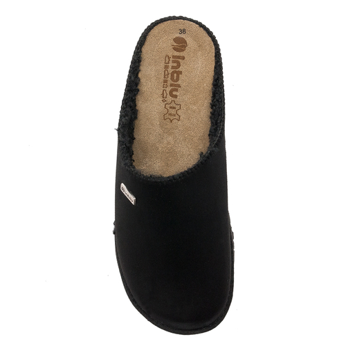 Inblue Black women's slippers