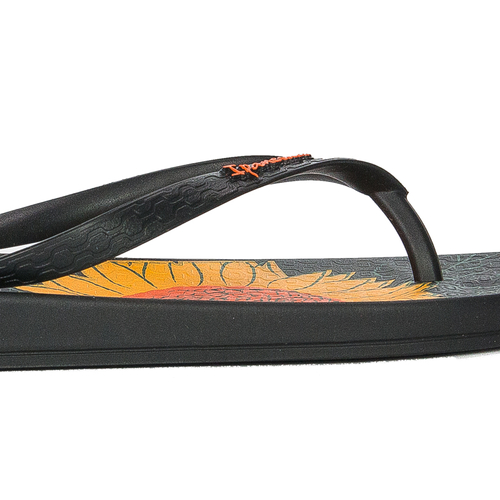 Ipanema Ant Temas XII Fem Black Yellow Orange flip-flops Slippers