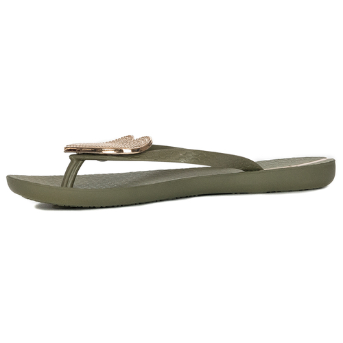 Ipanema Maxi Fashion II Fem Green/Beige flip-flops Slippers