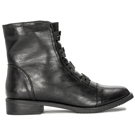 Jezzi ASA62-30 Black Boots