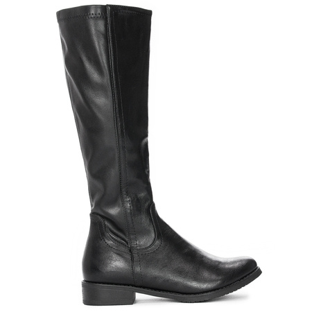 Jezzi ASA62-69 Black Knee-high Boots