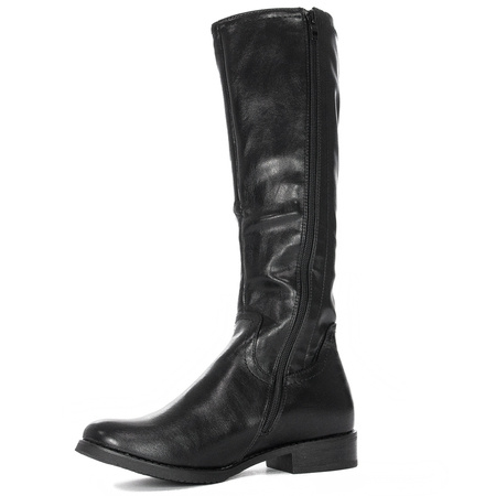 Jezzi ASA62-69 Black Knee-high Boots
