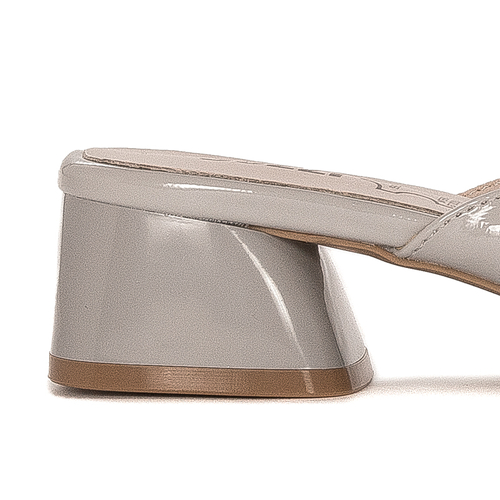 Jezzi Women Slides On Heel Gray