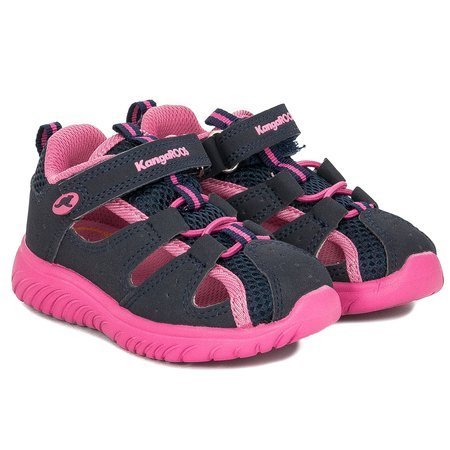 Kangaroos 02058 000 4304 DK Navy Daisy Pink Mono Flat Shoes