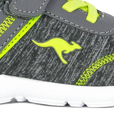 Kangaroos 02078 000 2014 Steel Grey Lime Flat Shoes