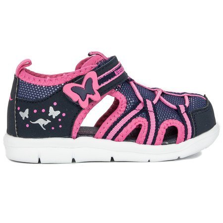 Kangaroos 02086 000 4294 DK Navy Fandango Pink Flat Shoes
