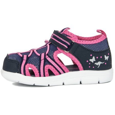 Kangaroos 02086 000 4294 DK Navy Fandango Pink Flat Shoes