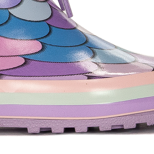 Kangaroos Lavender/Scale children's galoshes