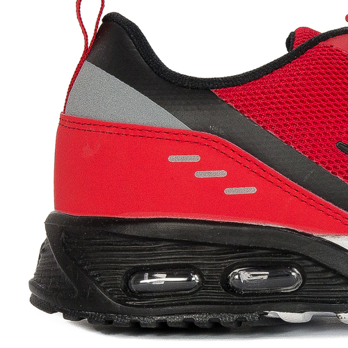 Kangaroos Sneakers halfshoes for women Fiery Red/Jet Black