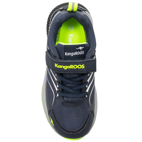 Kangaroos children's boys' shoes DK Navy/Lime Sneakers