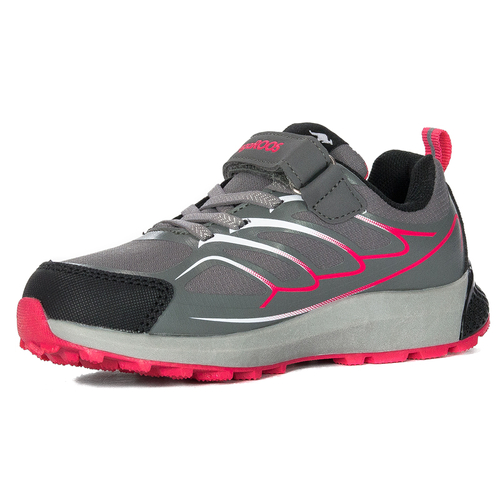 Kangaroos women shoes Steel Gray / Dusty Rose Sneakers