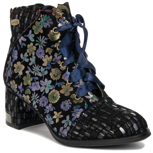 Laura Vita Black Gycroo 11 Acier  high-heeled women's boots