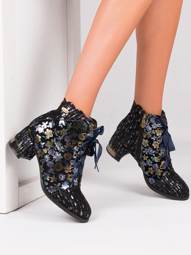 Laura Vita Black Gycroo 11 Acier  high-heeled women's boots