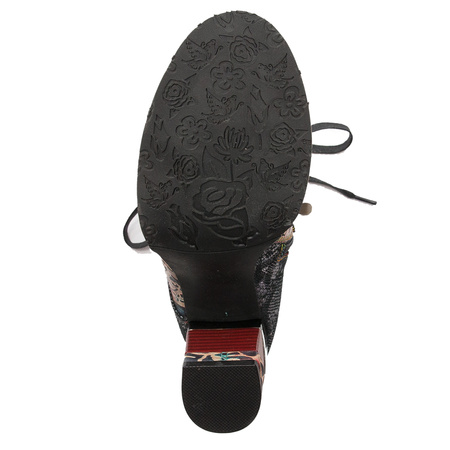 Laura Vita Black women's leather boots Maevao 02-Acier