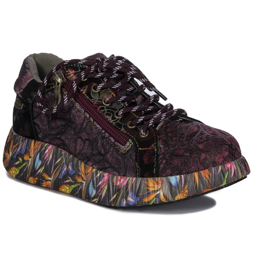 Laura Vita Women's Wine Sneakers