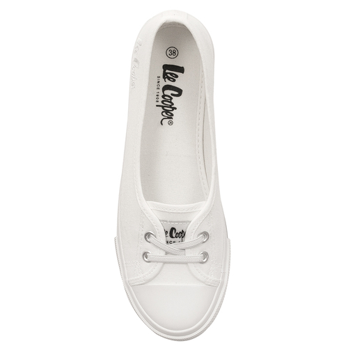 Lee Cooper Slip On White Sneakers