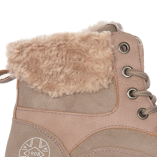 Lee Cooper Winter hiking boots for women, beige