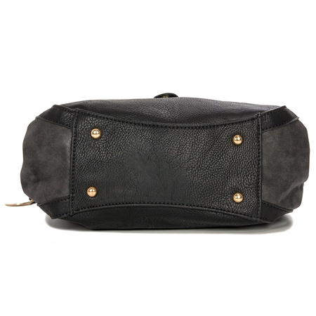 LuluCastagnette A20-002 Noir Black Totes Bag