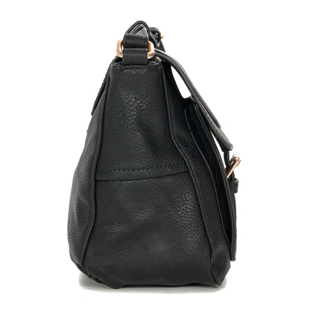 LuluCastagnette A21-151 Noir Black Totes Bag