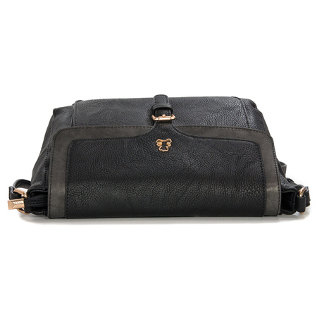 LuluCastagnette A21-151 Noir Black Totes Bag