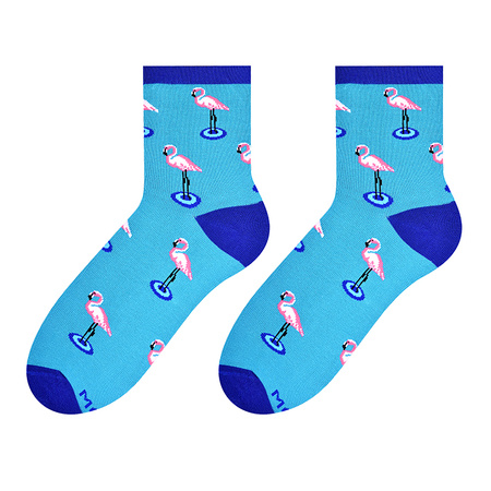 MORE Turkus / Flamingos socks